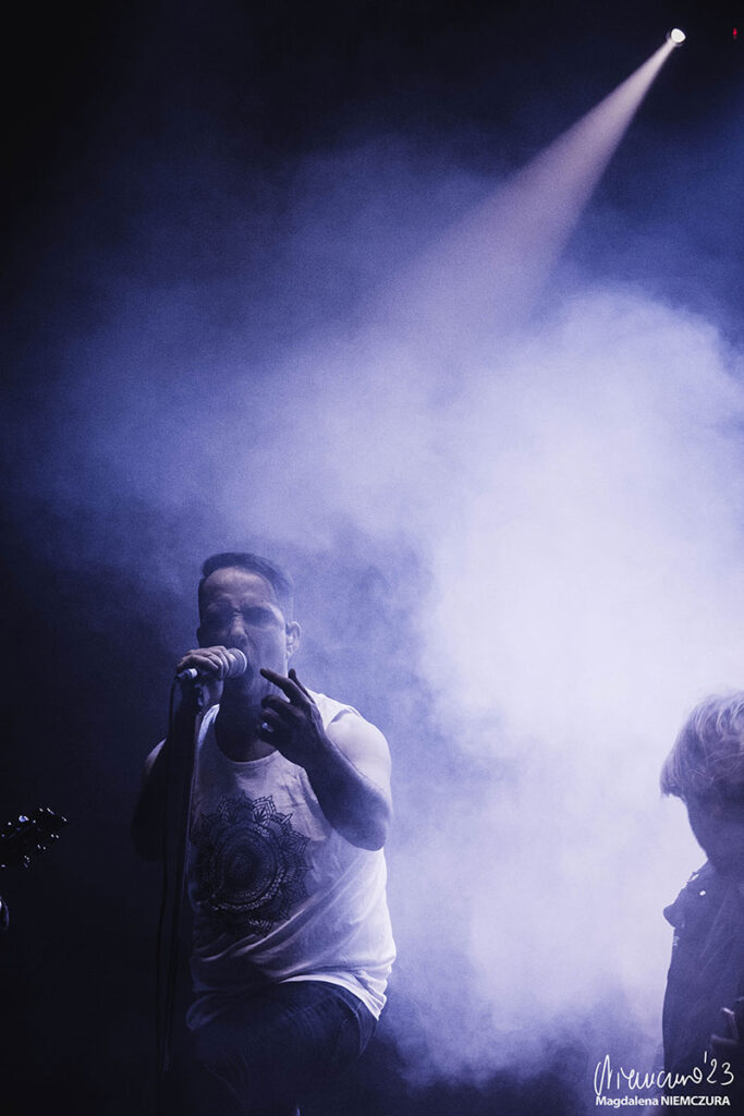 Esa Salminen performing with his band Wretched Path.